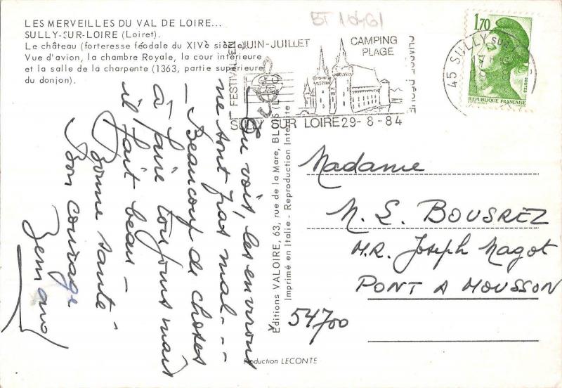 BT10461 Sully sur loire le chateau      France