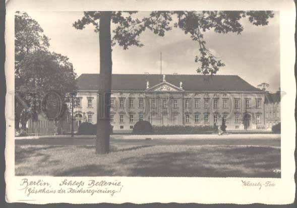 106163 GERMANY Berlin Schloss Bellevue Vintage photo PC