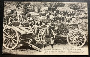 Mint France Real Picture Postcard RPPC WW1 Depot Of Artillery Ammunitions
