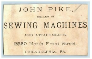 1870s-80s Clark's Mile-End Spool Cotton Adorable Girl & Doll John Pike P213