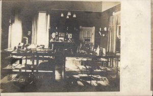 Austin Texas TX Colorado St. Fanny's Shop Store Interior c1910 RPPC Postcard #1