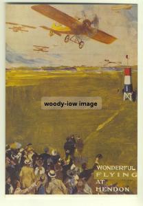 ad2755a  -  Wonderful Flying at Hendon -  modern poster advert postcard