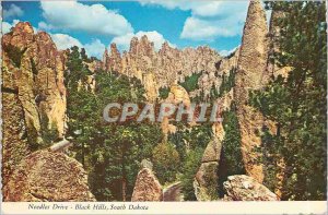 Modern Postcard Needles Drive Black Hills South Dakota