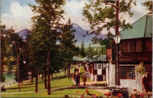 Jasper Park Lodge Canadian National Railways Postcard PC215