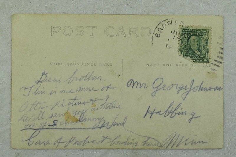 C.1910 RPPC, Surveyor Working W/ Transit, Vintage Postcard P96