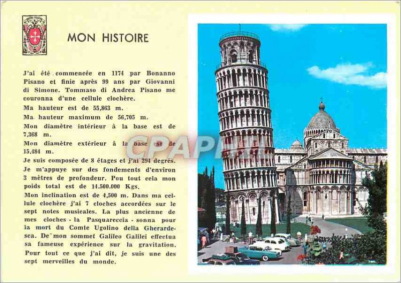 Modern Postcard My Story Pisa