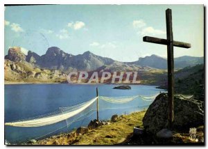 Postcard Modern Haute Vallee du Verdon Alps de Haute Provence Allos lake