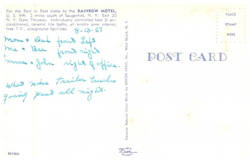 New York  Saugerties , Rainbow Motel