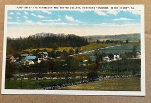 VINTAGE PC - UNUSED - PERKIOMEN & BUTTER VALLEYS, HEREFORD TWNSP, BERKS CTY., PA