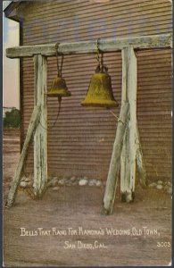 BELLS THAT RANG FOR RAMONA'S WEDDING SAN DIEGO CALIFORNIA