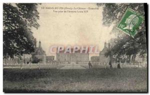 Old Postcard Horse Horses jumping Haras du Pin The castle Overview of taking ...