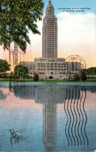 Louisiana Baton Rouge The State Capitol 1952