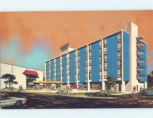 Pre-1980 MOTEL SCENE Davenport Iowa IA AD8980