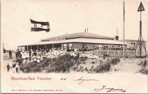 Netherlands Noordzee-Bad IJmuiden Vintage Postcard 09.47