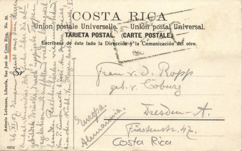 costa rica, Puente de Birris (1907) 