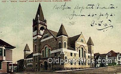 White Temple, First Baptist Church - Portland, Oregon