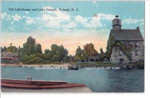 Old Lighthouse & Lake Ontario, Pulaski NY