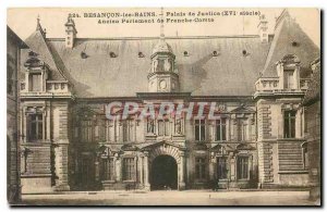 Old postcard Besancon les Bains courthouse Old Parliament of Franche Comte