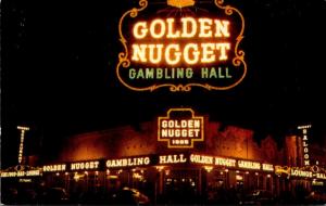 Nevada Las Vegas Golden Nugget Gambling Hall Saloon and Restaurant