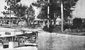 Tallahassee Florida Bowmans Auto Court Multiview Antique Postcard K95863