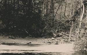 RPPC Below Copper Falls - Mellen, Ashland County WI, Wisconsin