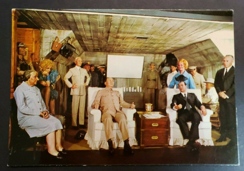 Vintage Conflict Mondial World War Spain Wax Museum Postcard Unposted PC394