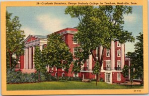 postcard Nashville, TN - Graduate Dormitory, George Peabody College for Teachers