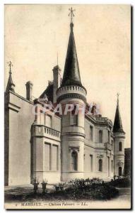 Postcard Old Chateau Margaux Palmers