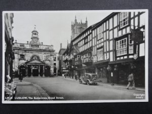 Shropshire LUDLOW The Buttercross Broad Street c1954 RP Postcard by Frith LW35