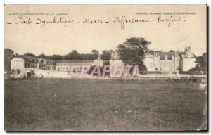 Postcard Old Gizeux Chateau