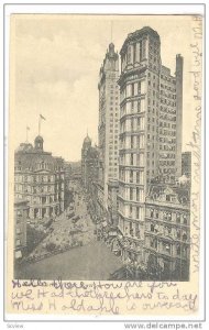 Park Row, New York, PU-1908