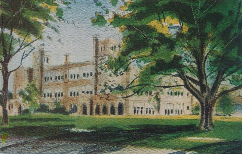 Honeoye Falls NY, New York - Watercolor of High School by Paul Andrews