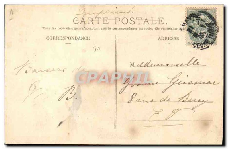 Old Postcard The cantiniere