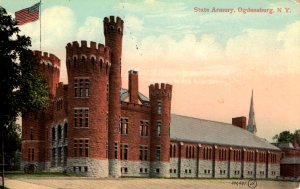 Ogdensburg, New York - A view of the State Armory - in 1909