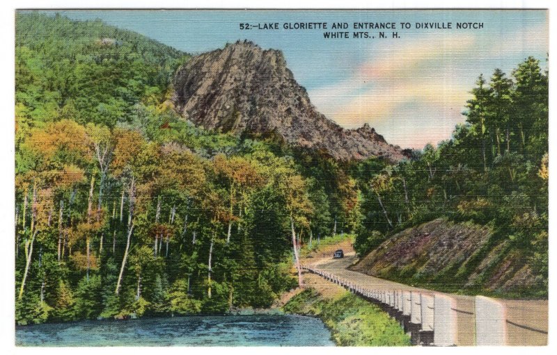 Lake Gloriette And Entrance To Dixville Notch, White Mts., N.H.