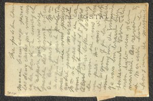 CHRISTMAS SANTA CLAUS ELF NANTES FRANCE COMIC MECHANICAL POSTCARD (c. 1910)