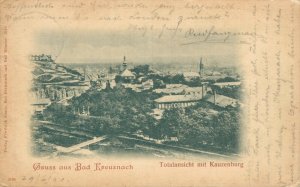 Germany Gruss aus Bad Kreuznach Kauzenburg Vintage Postcard 08.36