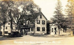 Columbia Falls ME Columbia Falls House Small Building Real Photo postcard