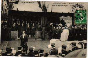 CPA Alencon (Orne) - Pose de la premiere pierre de l'Hotel (250070)