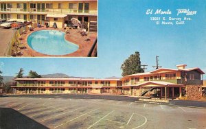 El Monte California El Monte TraveLodge Multi-View Chrome Vintage Postcard U5804