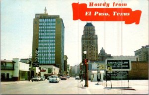 Texas El Paso Texas Street Looking West