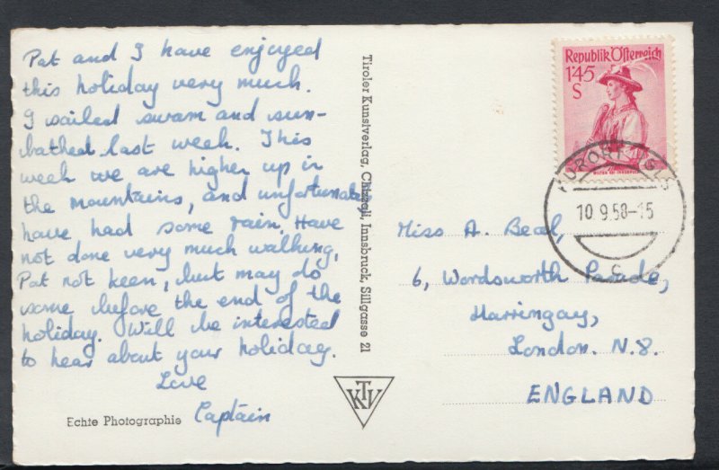 Austria Postcard - Iglis i.Tirol   T410