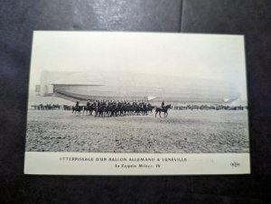 Mint France Aviation Postcard The Air Cruiser Zeppelin IV Airship Dirigible 2