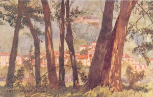 Heights Above Locarno Switzerland 1910c Tuck Oilette postcard