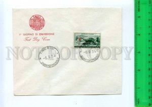 414658 TRIESTE Zone A 1954 year 60 years Touring-Club First Day COVER