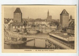 438015 FRANCE Strasbourg bridges Vintage postcard