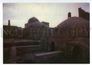 488766 USSR Uzbekistan 1979 KHIVA Ban-Anush-khan domes poster Old postcard