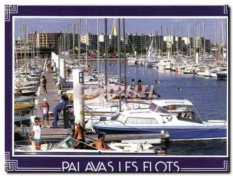 Modern Postcard Palavas Port