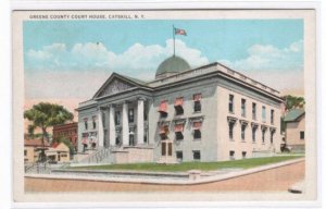 Catskill New York Court House 1920c postcard