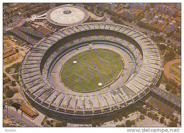 Aerial View of Mario Filho Stadium, Maracana, Rio de Janeiro, Brazil, 50-70s